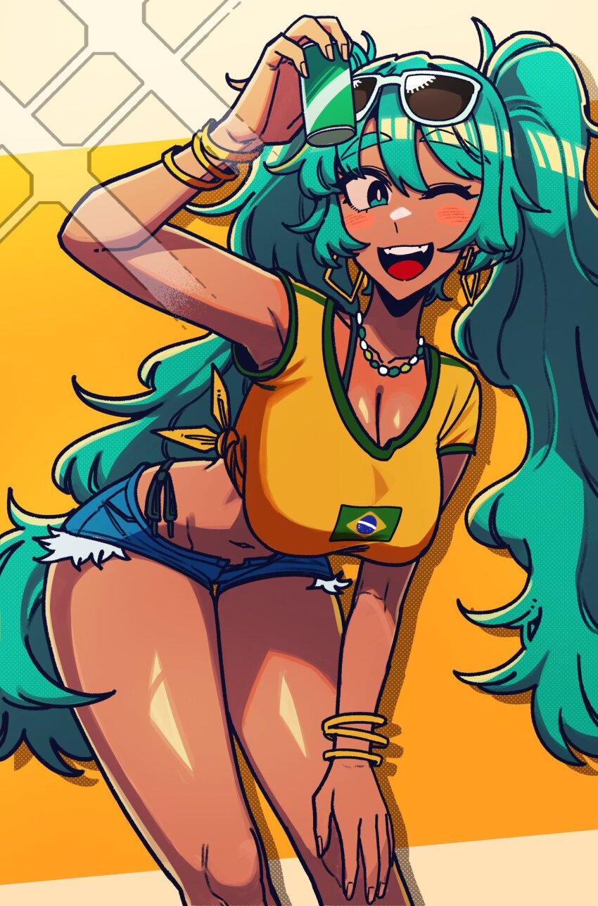 Brazilian Miku (Vocaloid) Rule 34 Image