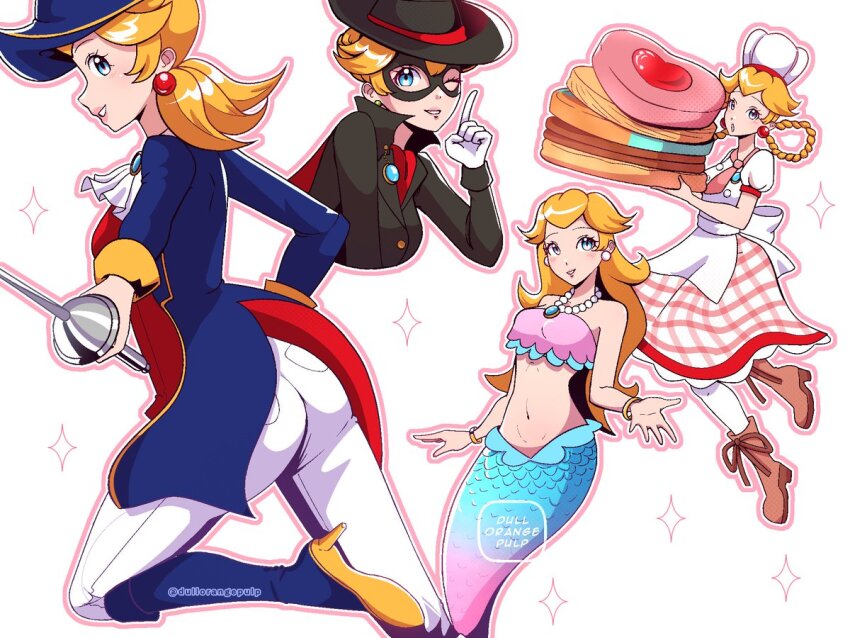 Mermaid Peach (Mario (Series)) Rule 34 Image