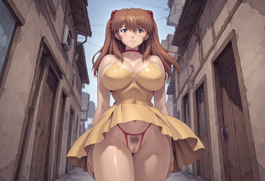 Asuka Langley Sohryu (Neon Genesis Evangelion) Rule 34 Image