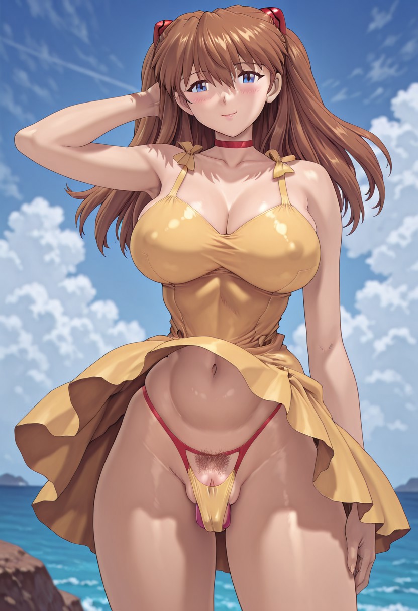Asuka Langley Sohryu (Neon Genesis Evangelion) Rule 34 Image
