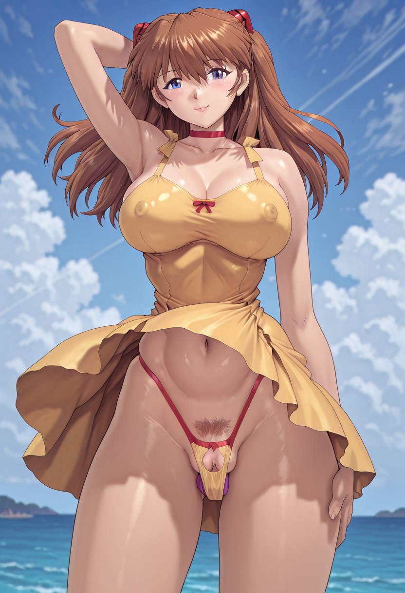 Asuka Langley Sohryu (Neon Genesis Evangelion) Rule 34 Image