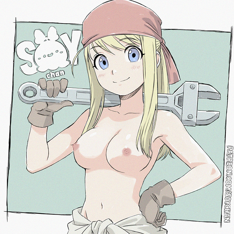Winry Rockbell (Fullmetal Alchemist) Rule 34 Image