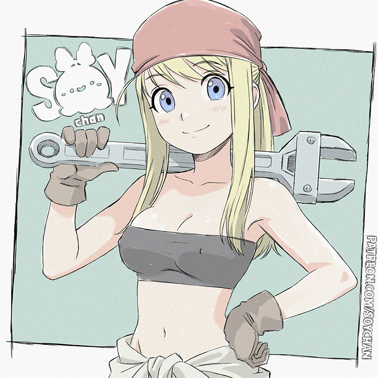 Winry Rockbell (Fullmetal Alchemist) Rule 34 Image