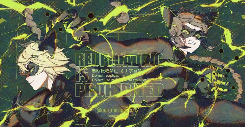 Adrien Agreste (Lady Noir) Rule 34 Image
