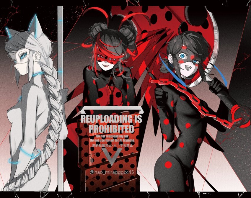 Marinette Dupain-Cheng (Lady Noir) Rule 34 Image