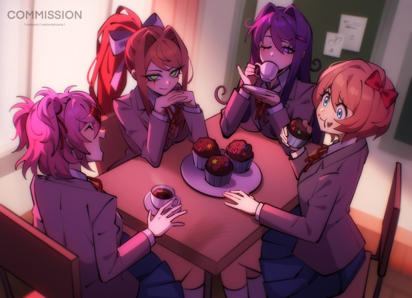 Monika (Doki Doki Literature Club) Rule 34 Image