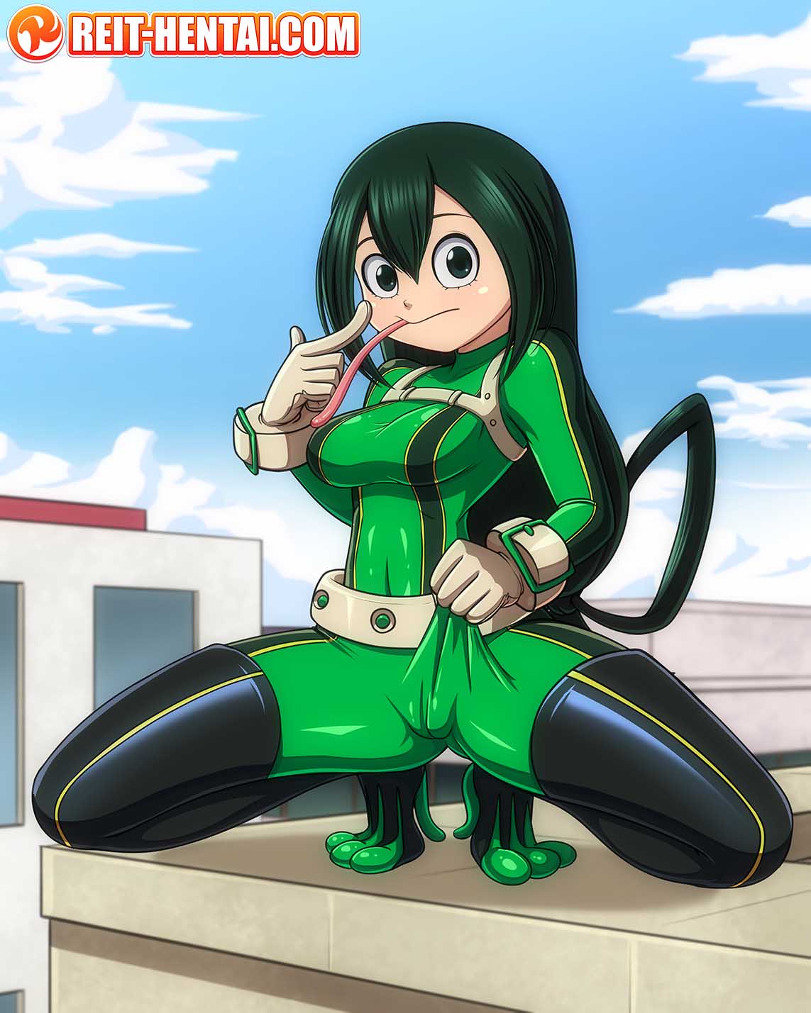 Asui Tsuyu (Boku No Hero Academia) Rule 34 Image