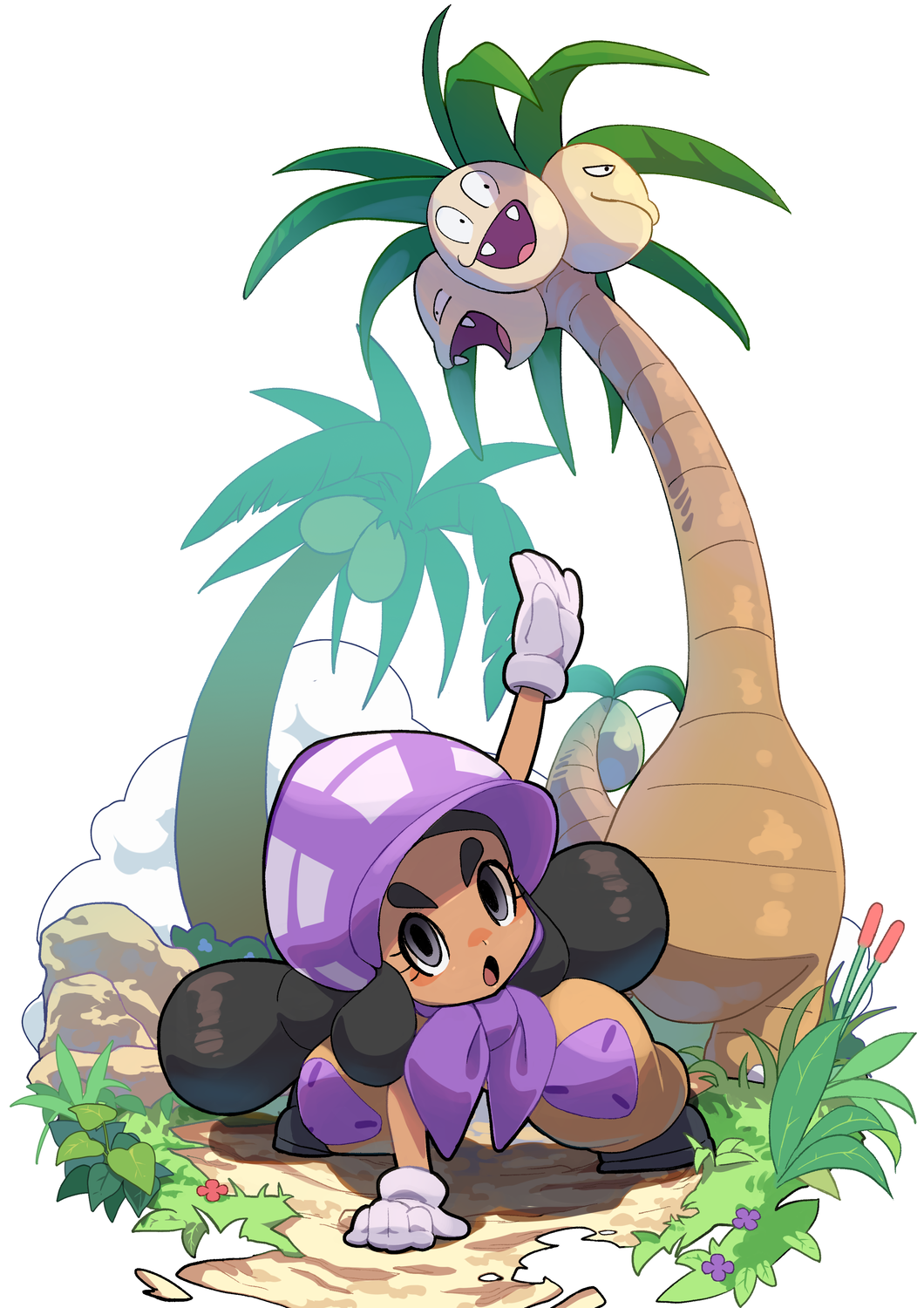 Alolan Exeggutor (Pokemon) Rule 34 Image