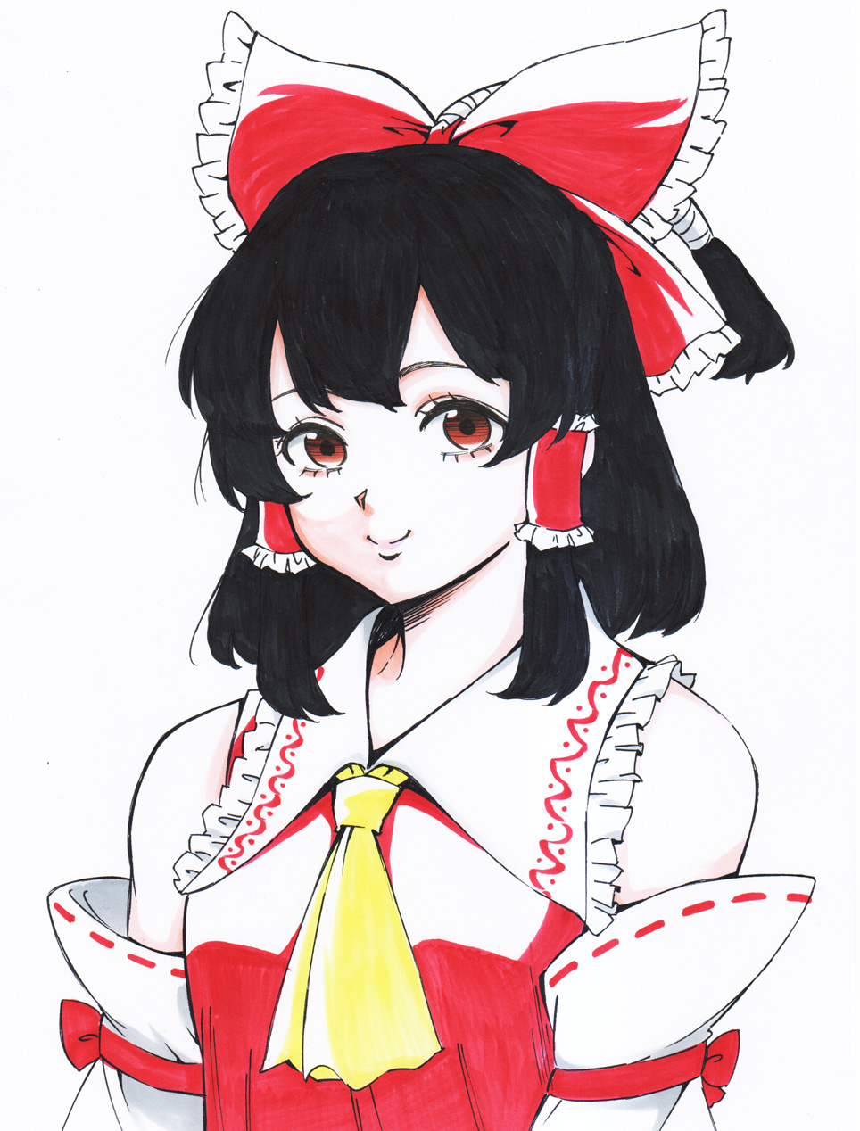 Hakurei Reimu (Touhou) Rule 34 Image