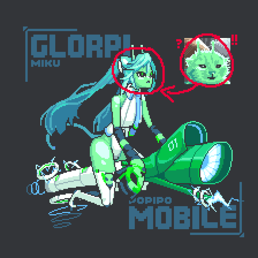 Glorpi Miku (Dyarikku) Rule 34 Image