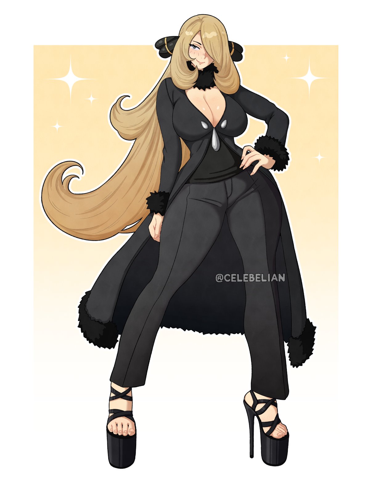 Cynthia (Pokemon) Rule 34 Image