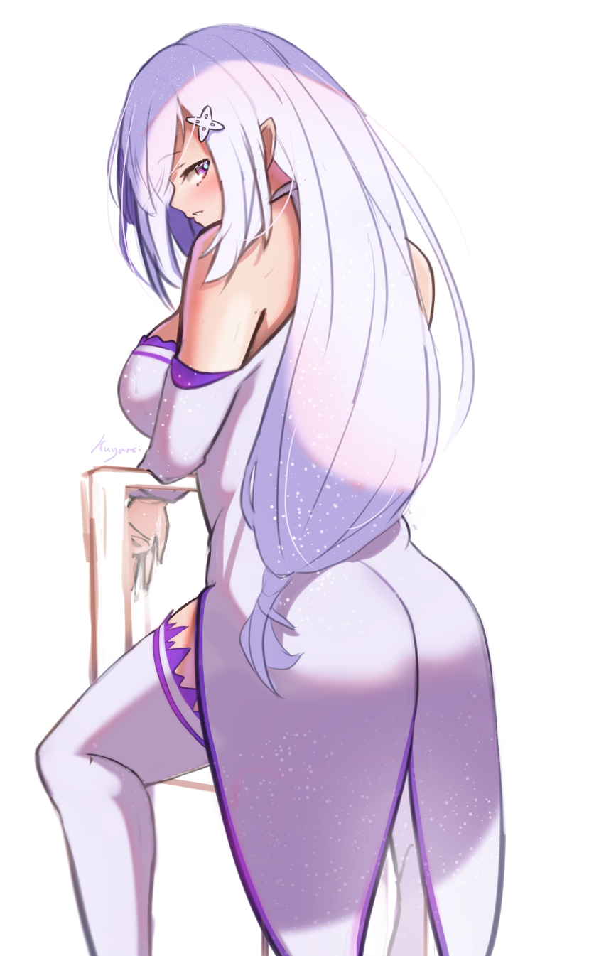 Emilia (Re:Zero) Rule 34 Image
