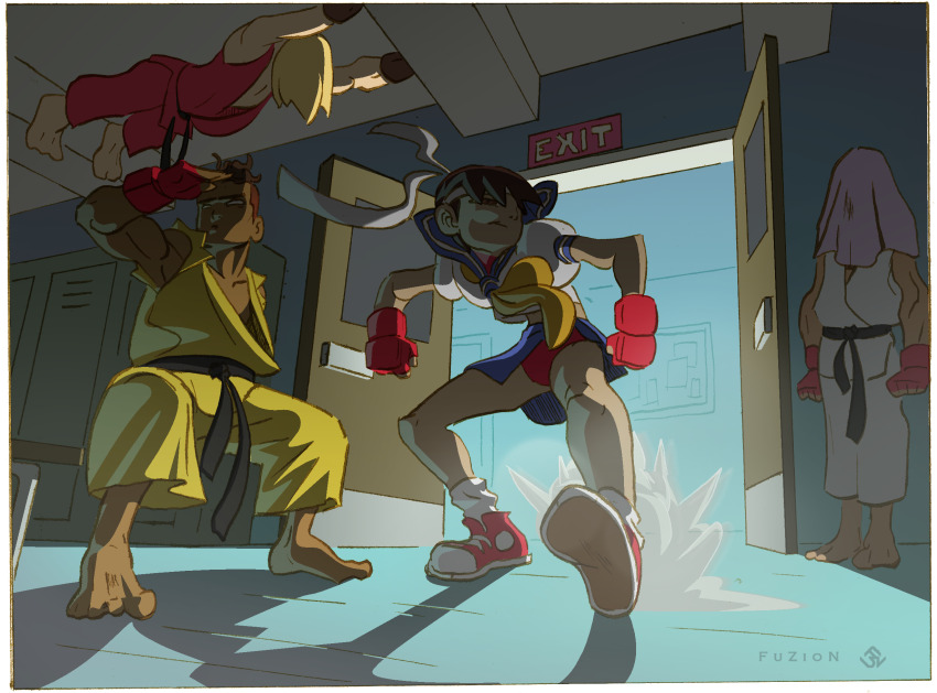 Ken Masters (Kasugano Sakura) Rule 34 Image