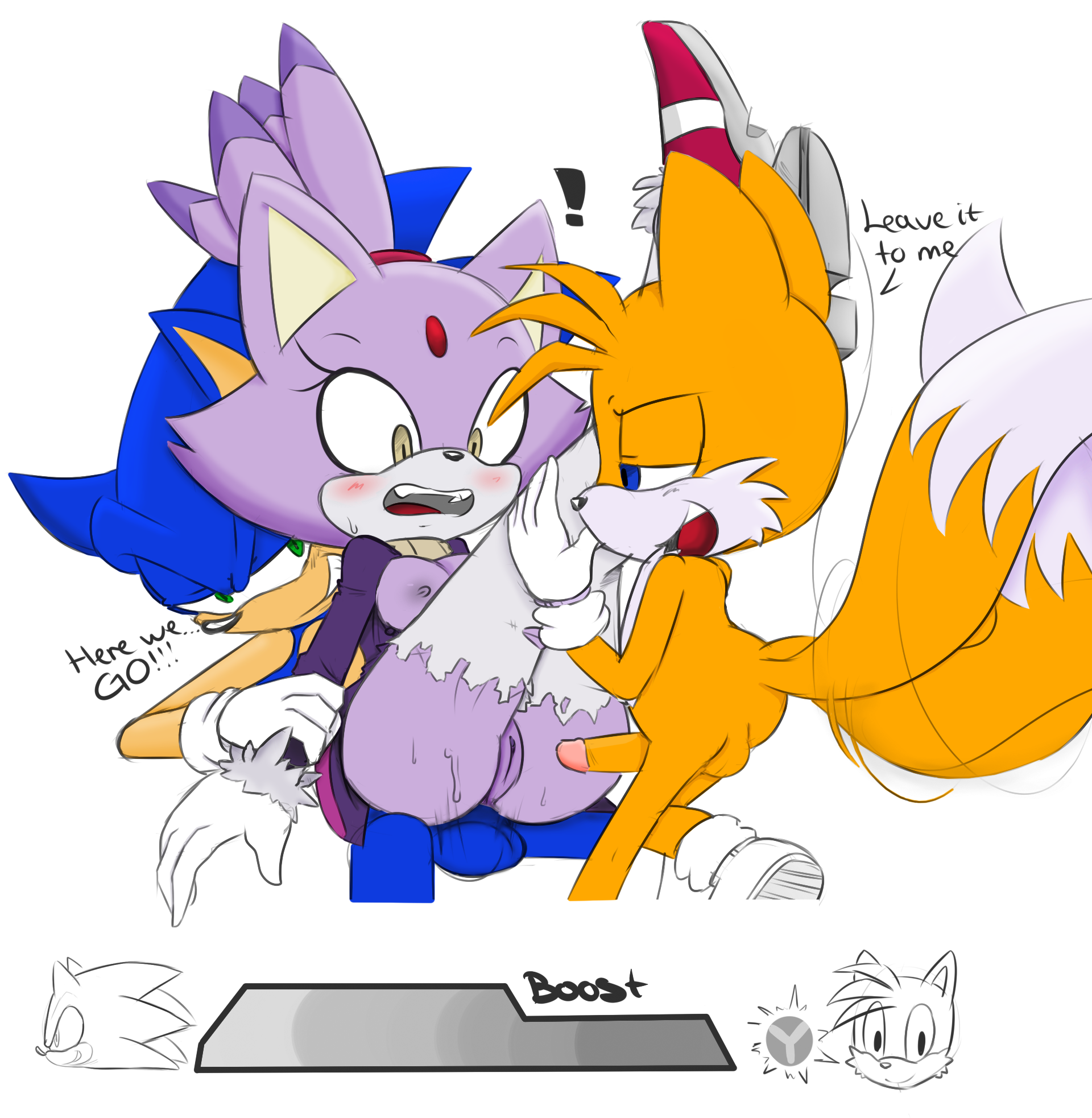Blaze The Cat (Sega) Rule 34 Image