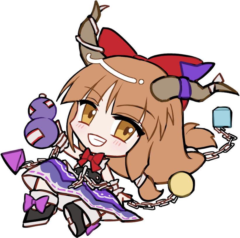 Ibuki Suika (Touhou) Rule 34 Image