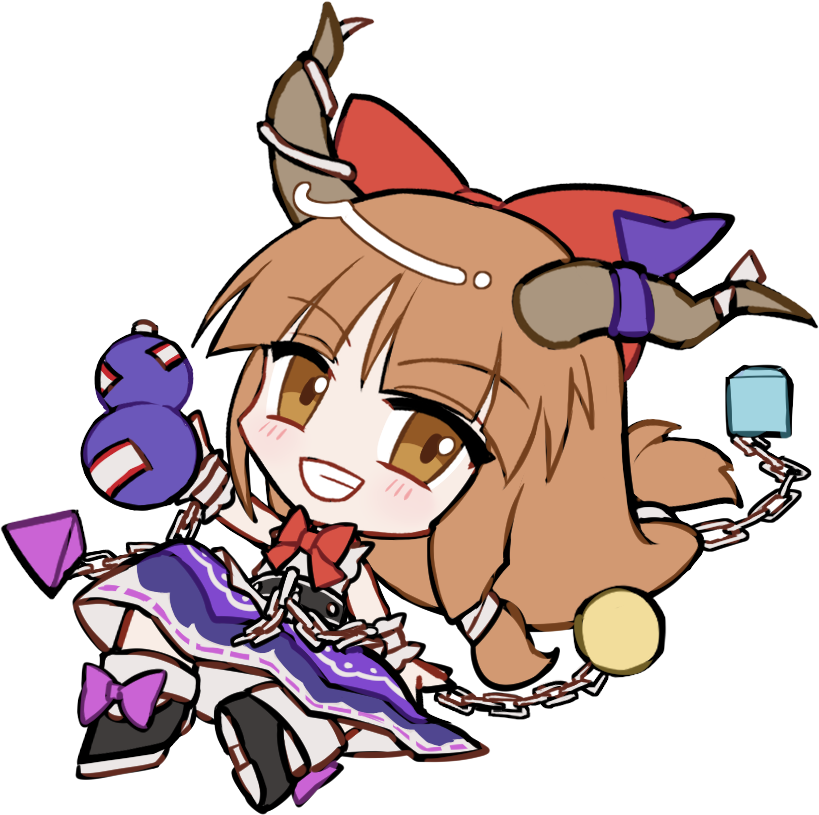 Ibuki Suika (Touhou) Rule 34 Image