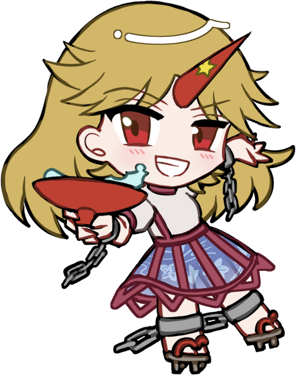 Hoshiguma Yuugi (Touhou) Rule 34 Image