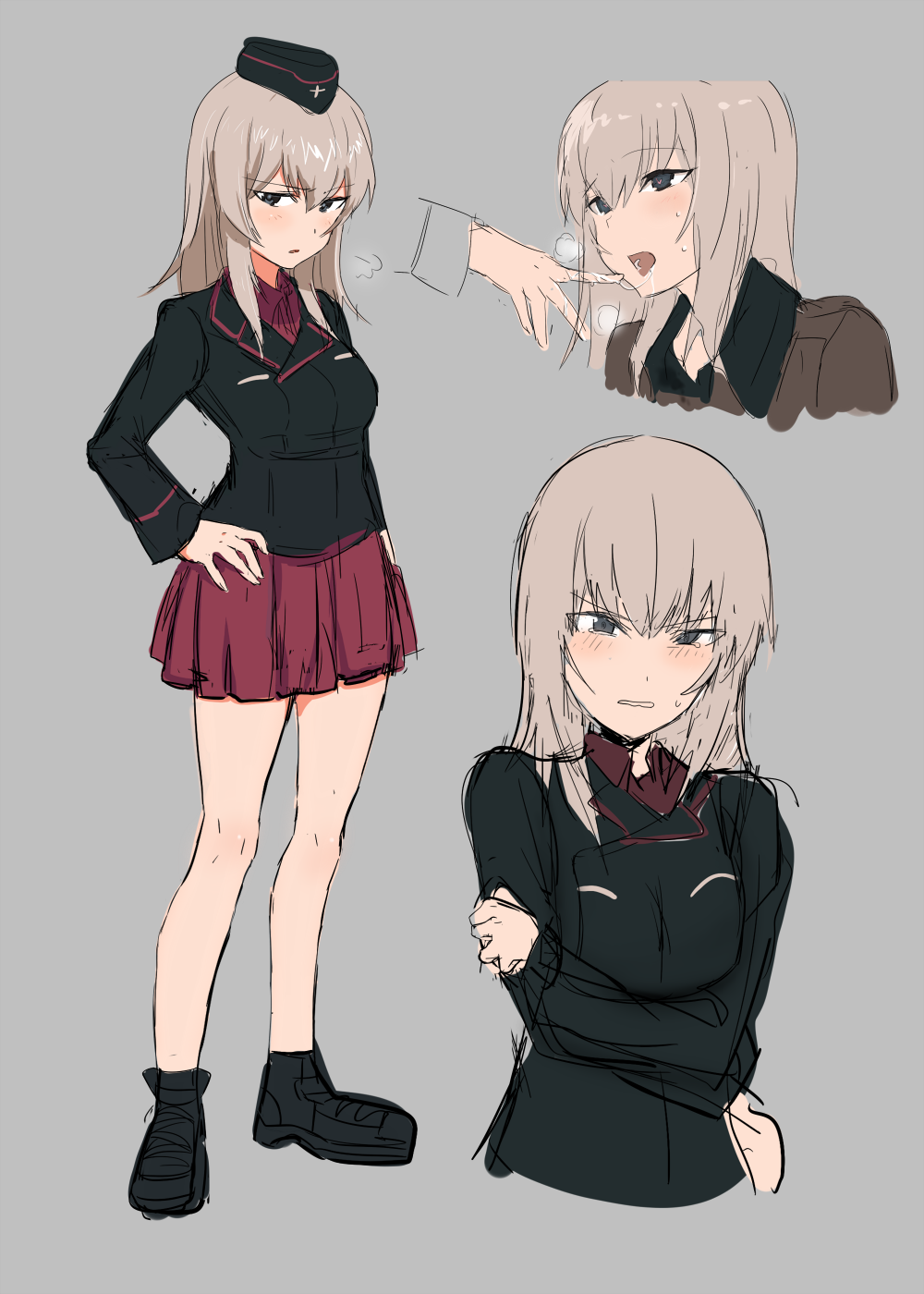 Itsumi Erika (Girls Und Panzer) Rule 34 Image