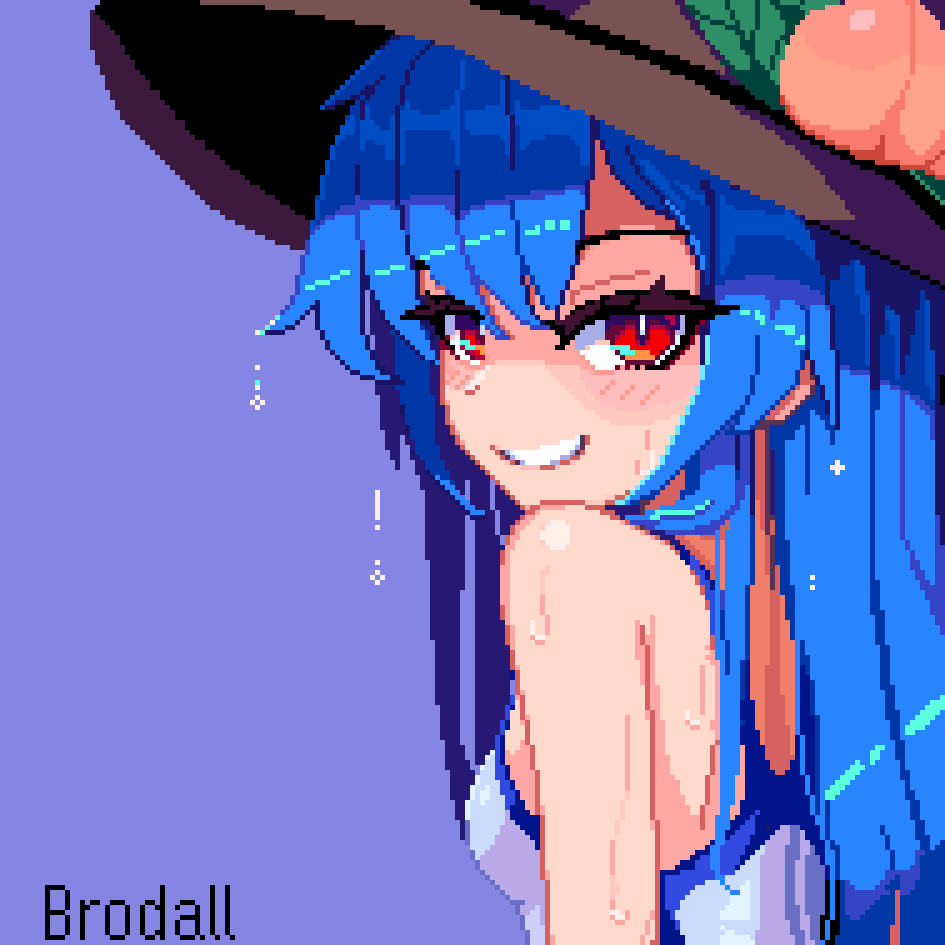 Hinanawi Tenshi (Touhou) Rule 34 Image