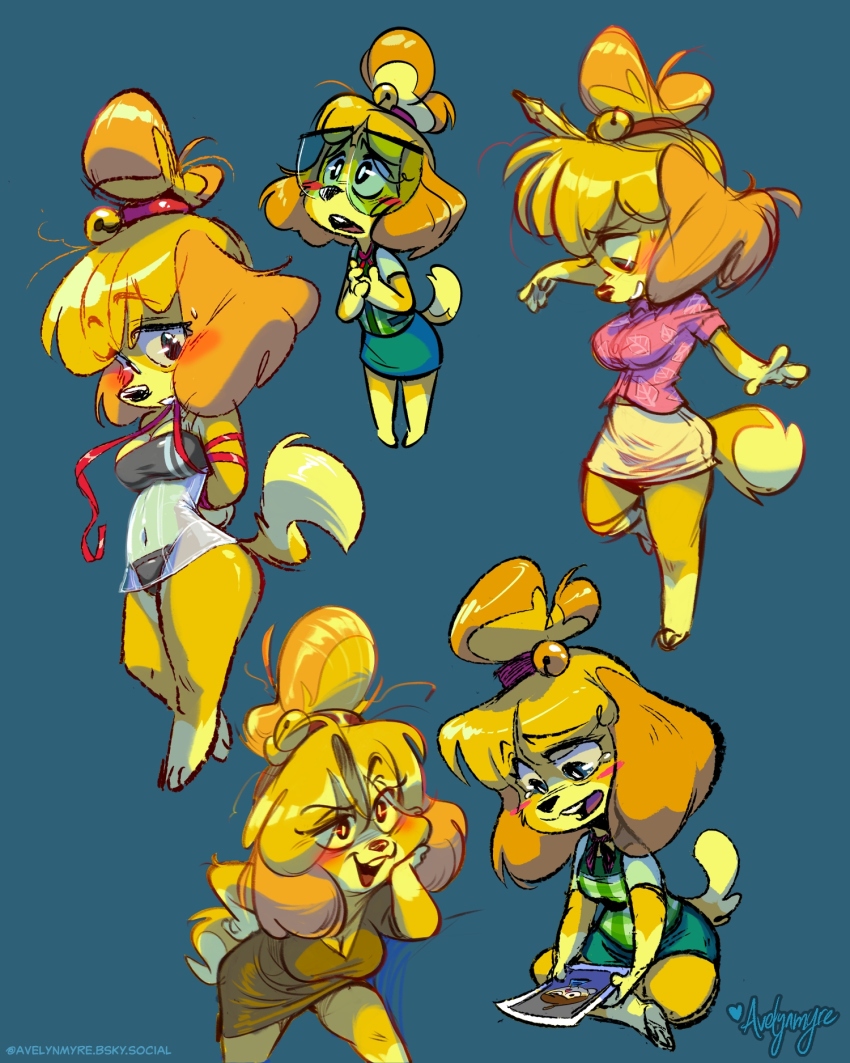Isabelle (Animal Crossing) Rule 34 Image