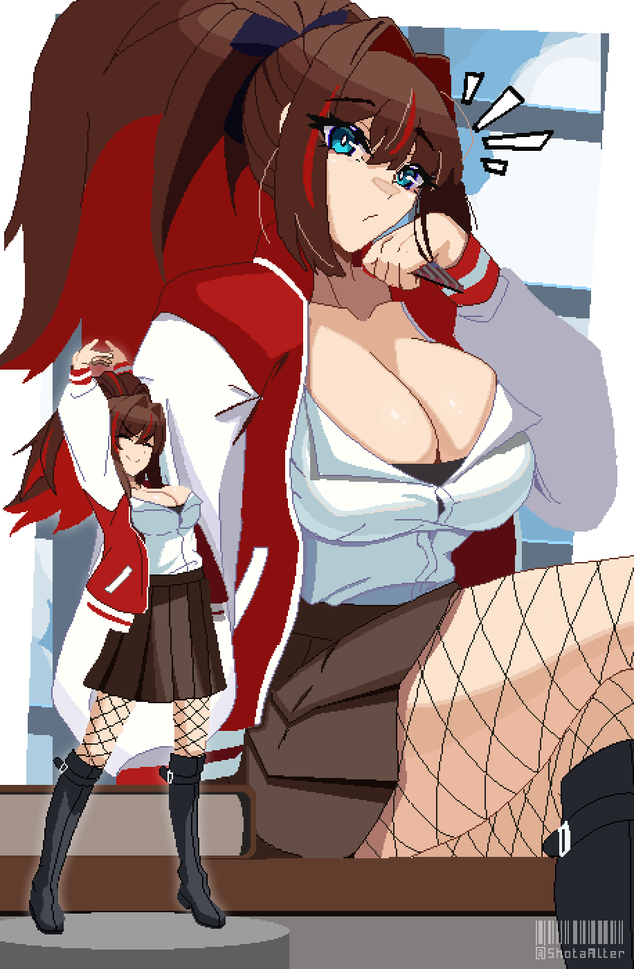 Aozaki Aoko (Mahou Tsukai No Yoru) Rule 34 Image