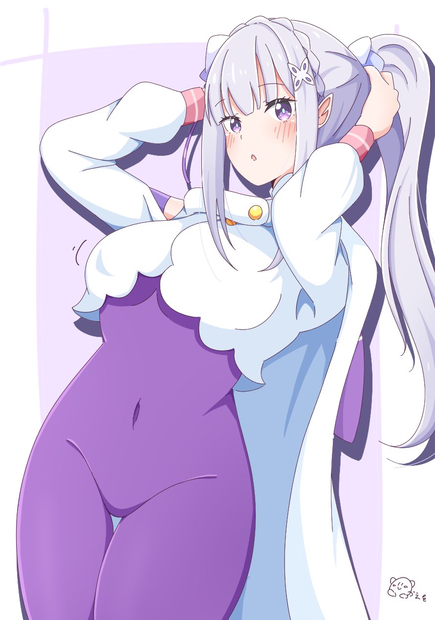 Emilia (Re:Zero) Rule 34 Image