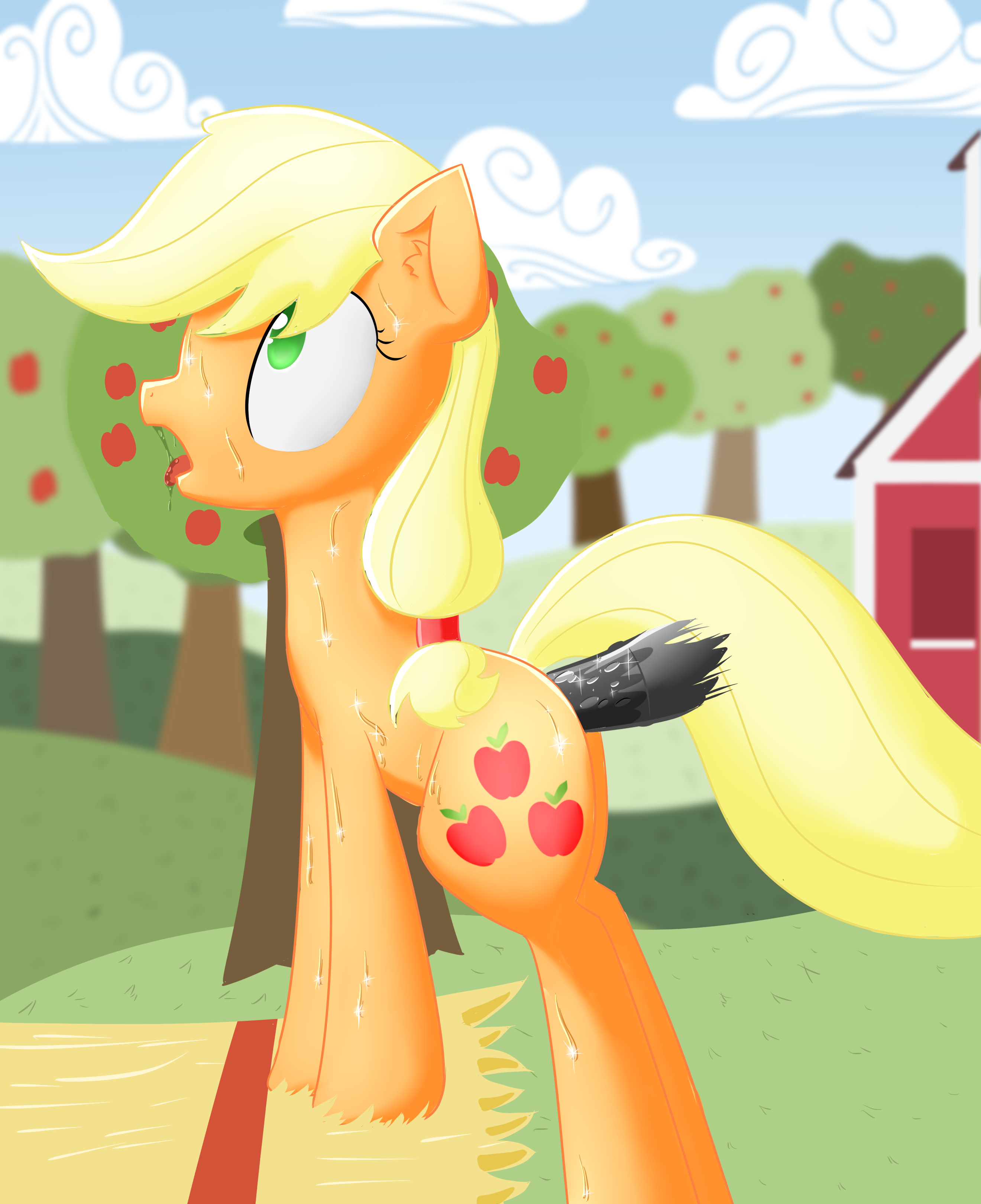 Applejack (Mlp) Rule 34 Image