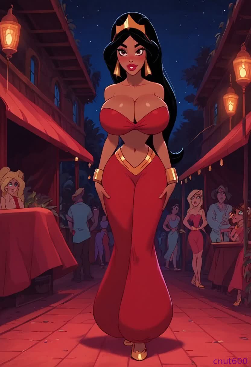 Princess Jasmine (Aladdin) Rule 34 Image