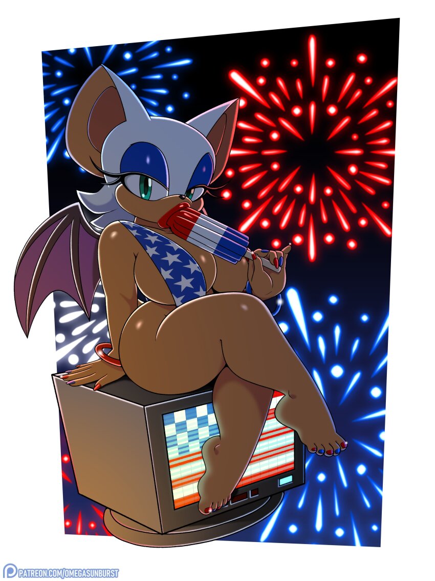 Rouge The Bat (Fourth Of July) Rule 34 Image