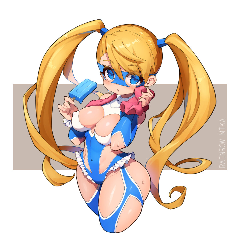 Rainbow Mika (Street Fighter) Rule 34 Image