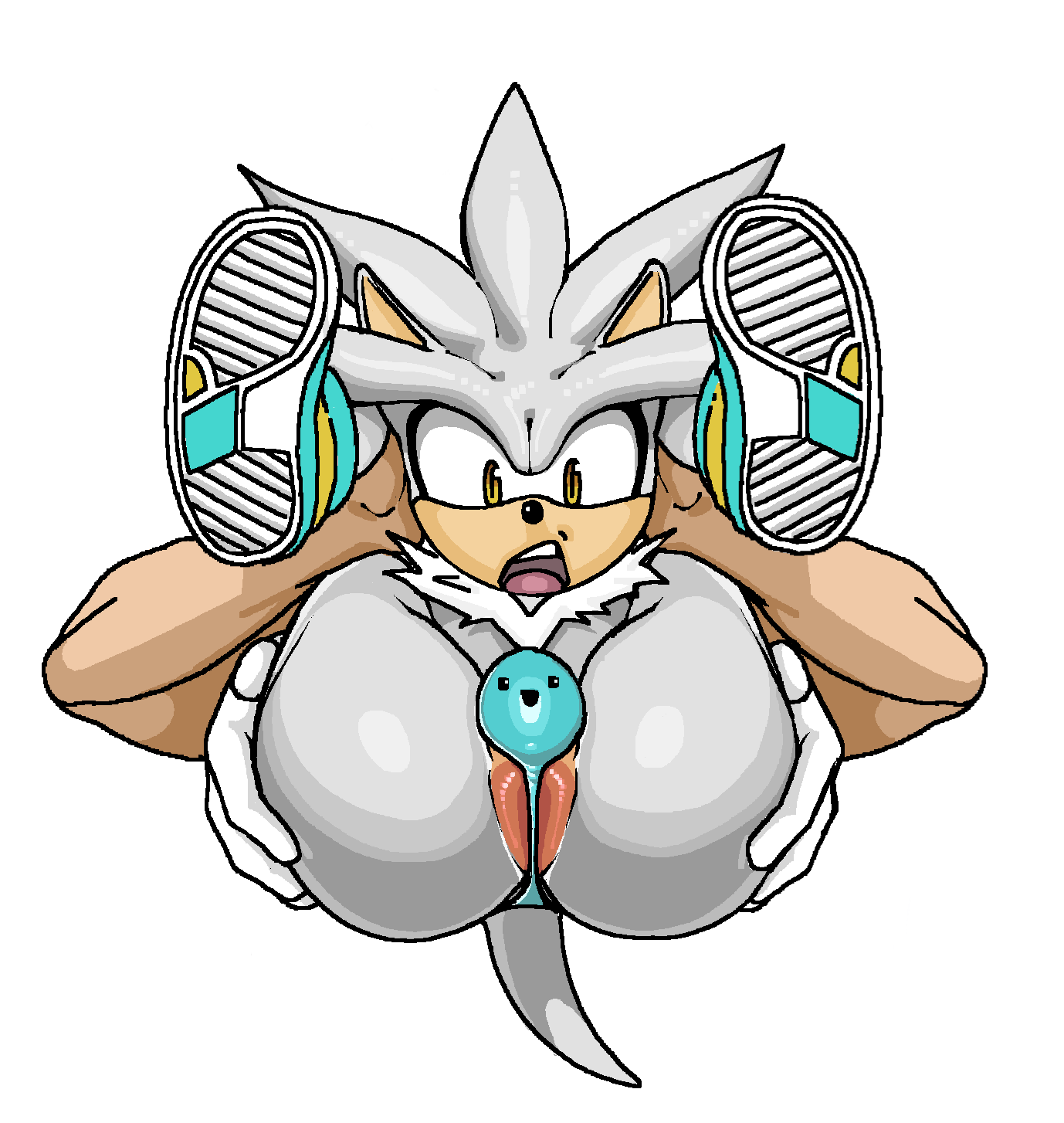 Silver The Hedgehog (Sega) Rule 34 Image