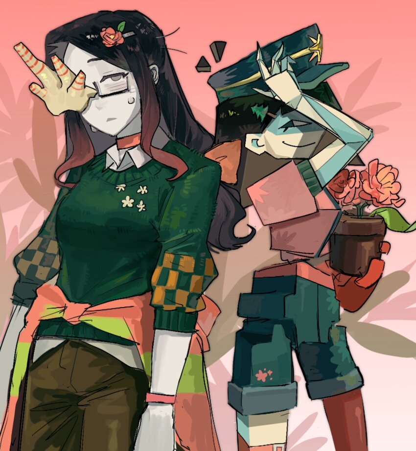Coral Glasses (Ena (Series)) Rule 34 Image