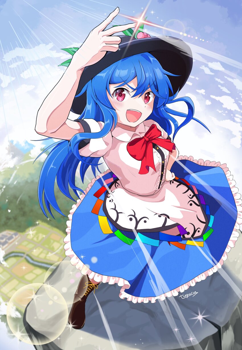 Hinanawi Tenshi (Touhou) Rule 34 Image