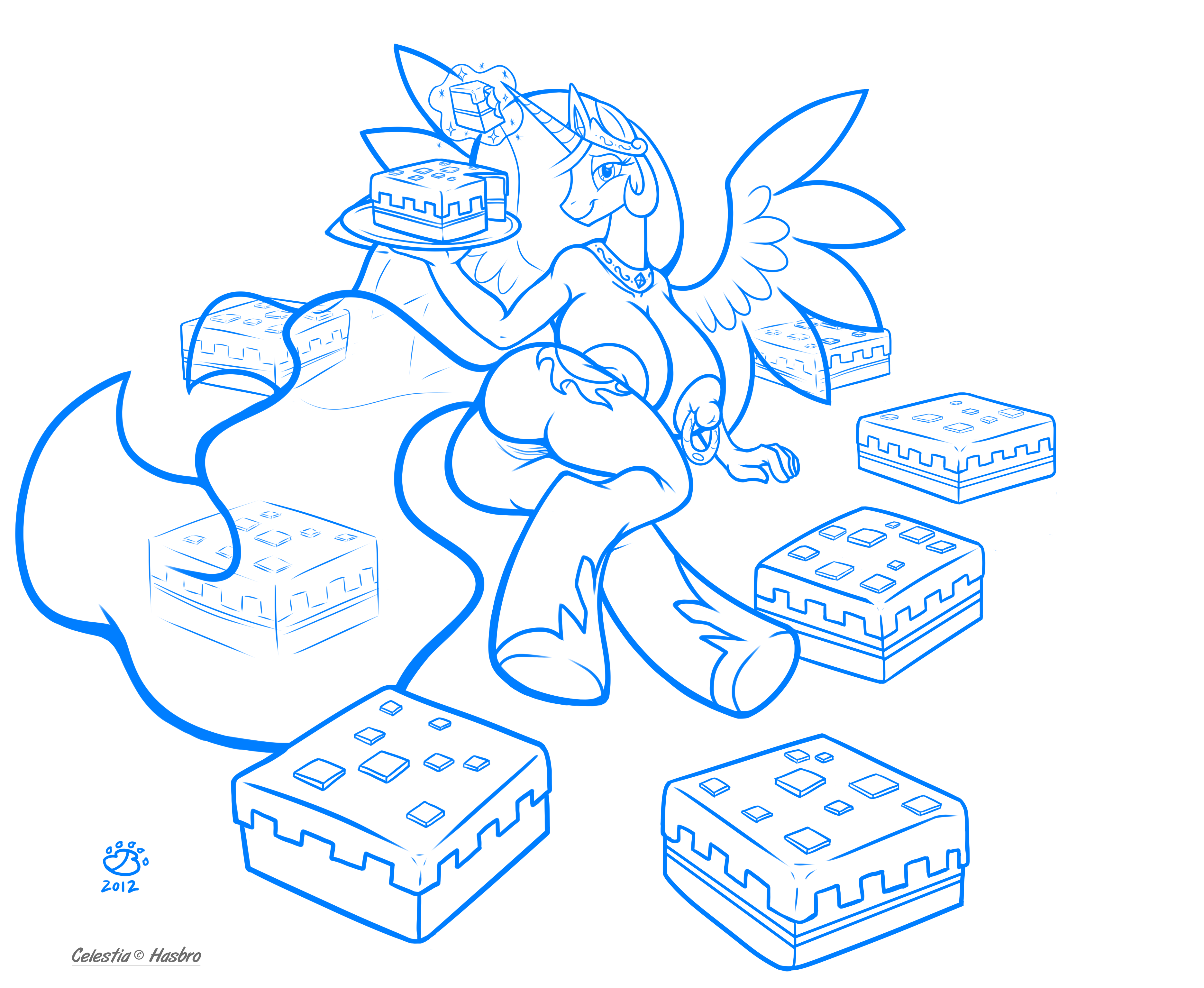 Princess Celestia (Mlp) Rule 34 Image