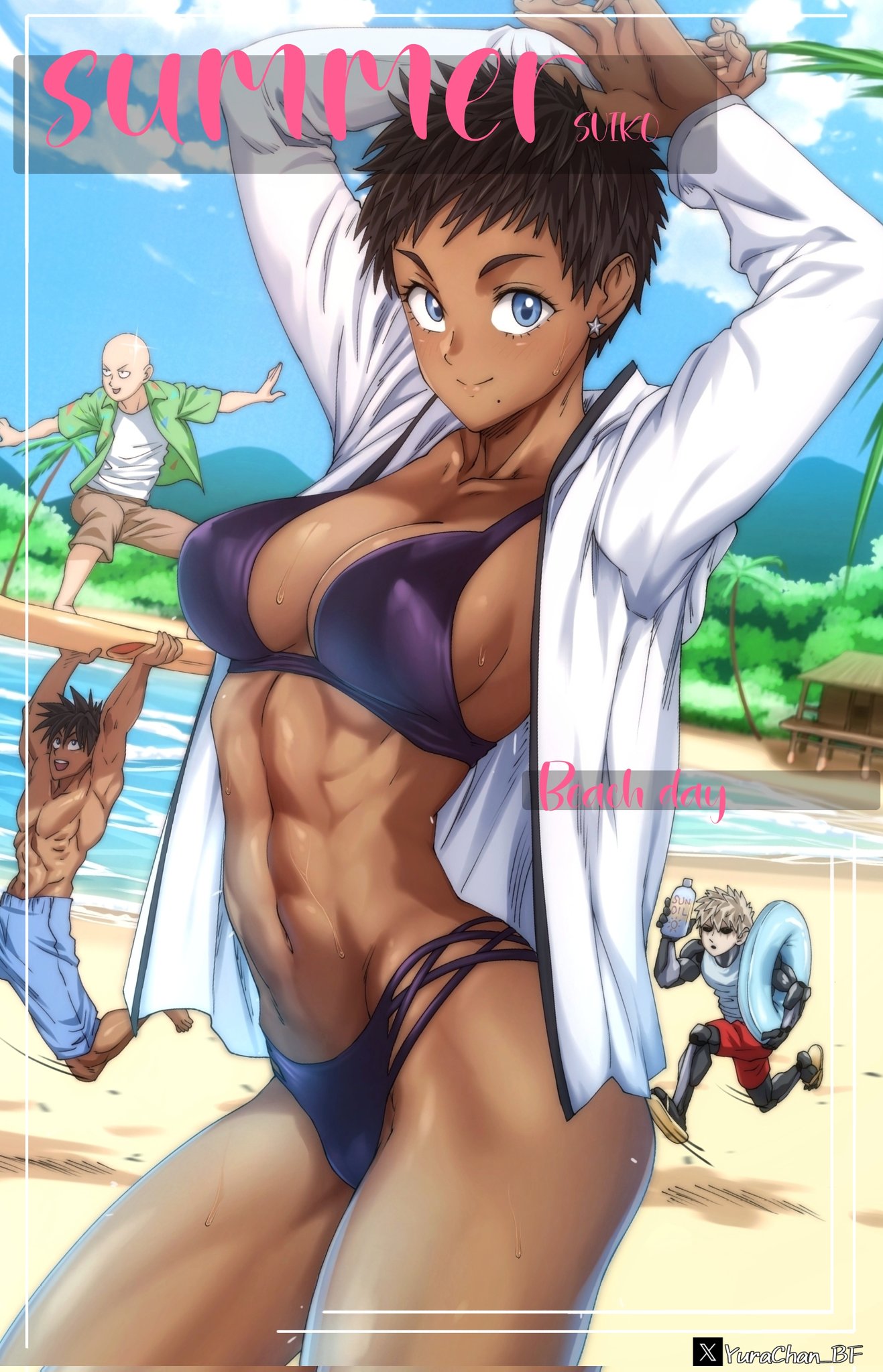 Genos (One-Punch Man) Rule 34 Image