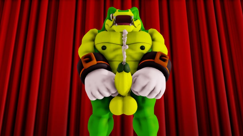 Vector The Crocodile (Sega) Rule 34 Image