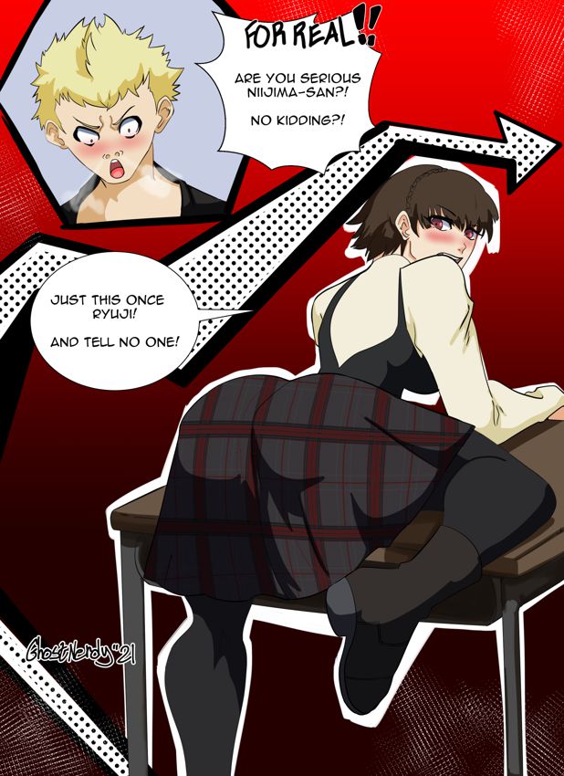 Makoto Niijima (Persona) Rule 34 Image