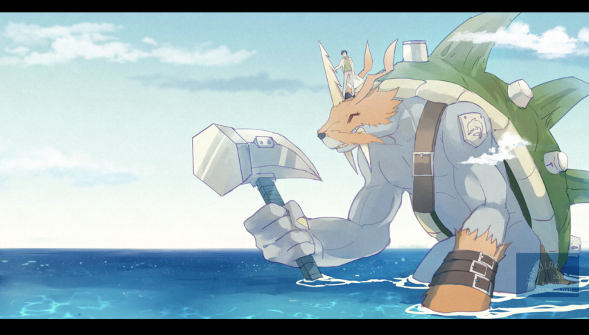Zudomon (Digimon) Rule 34 Image