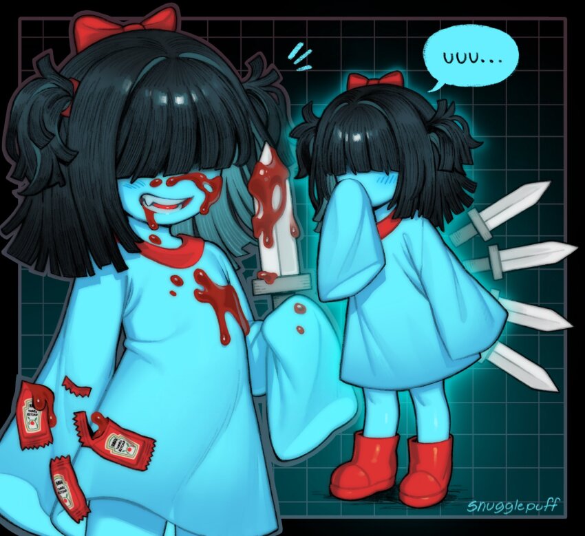 Aqua (Deltarune) Rule 34 Image