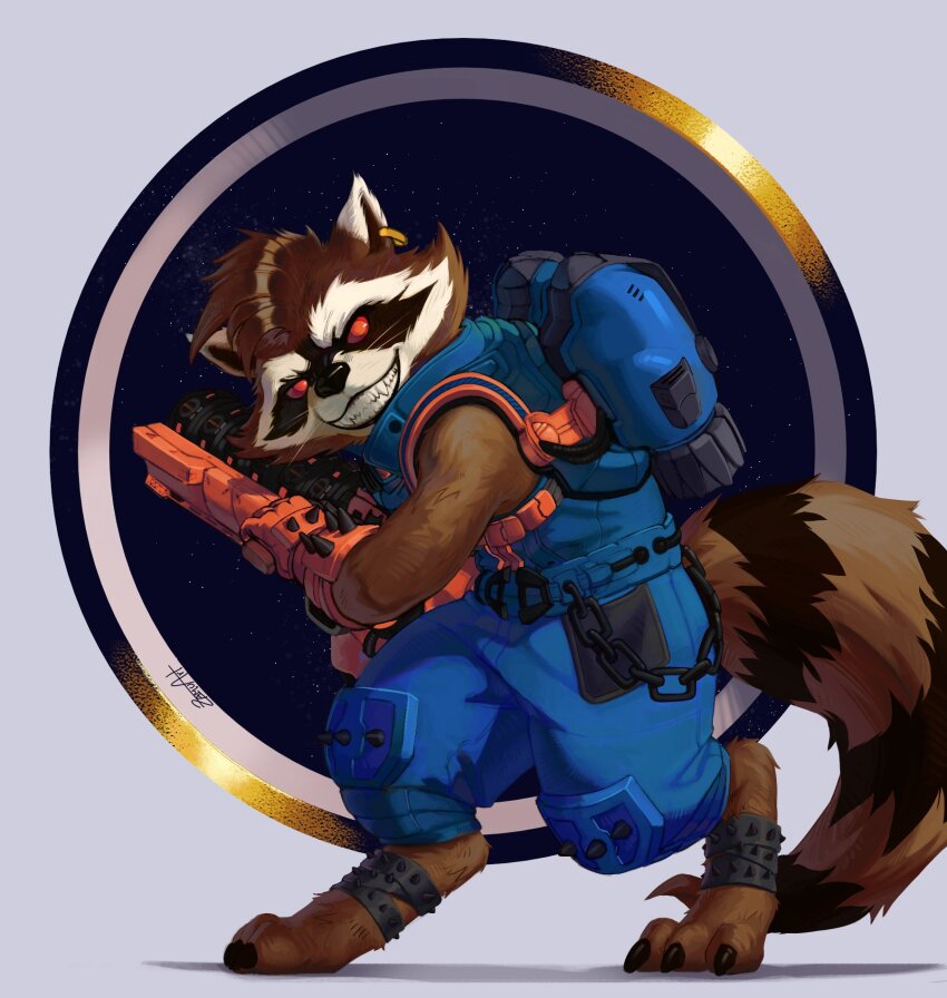 Rocket Raccoon (Guardians Of The Galaxy) Rule 34 Image