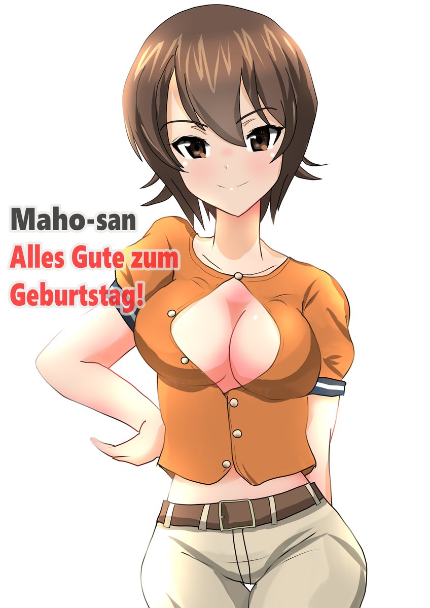 Nishizumi Maho (Girls Und Panzer) Rule 34 Image