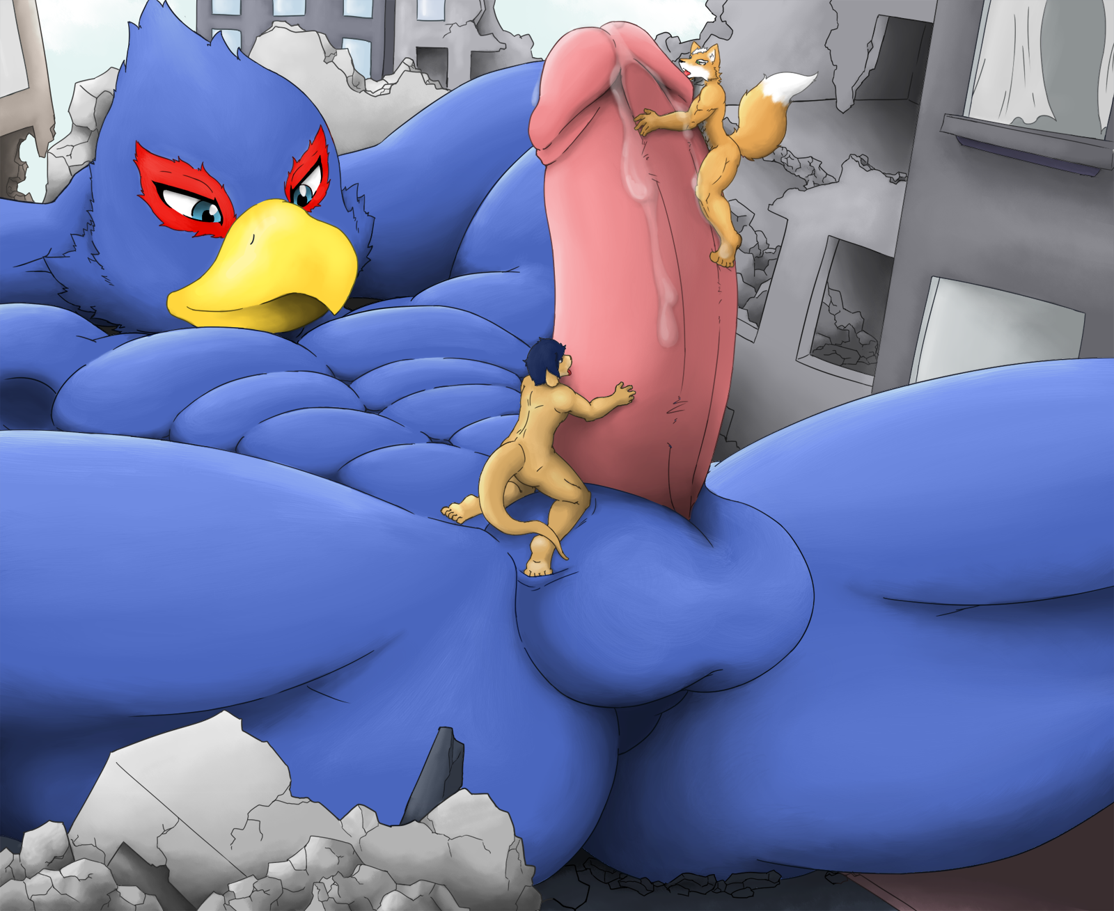 Falco Lombardi (Keshy) Rule 34 Image