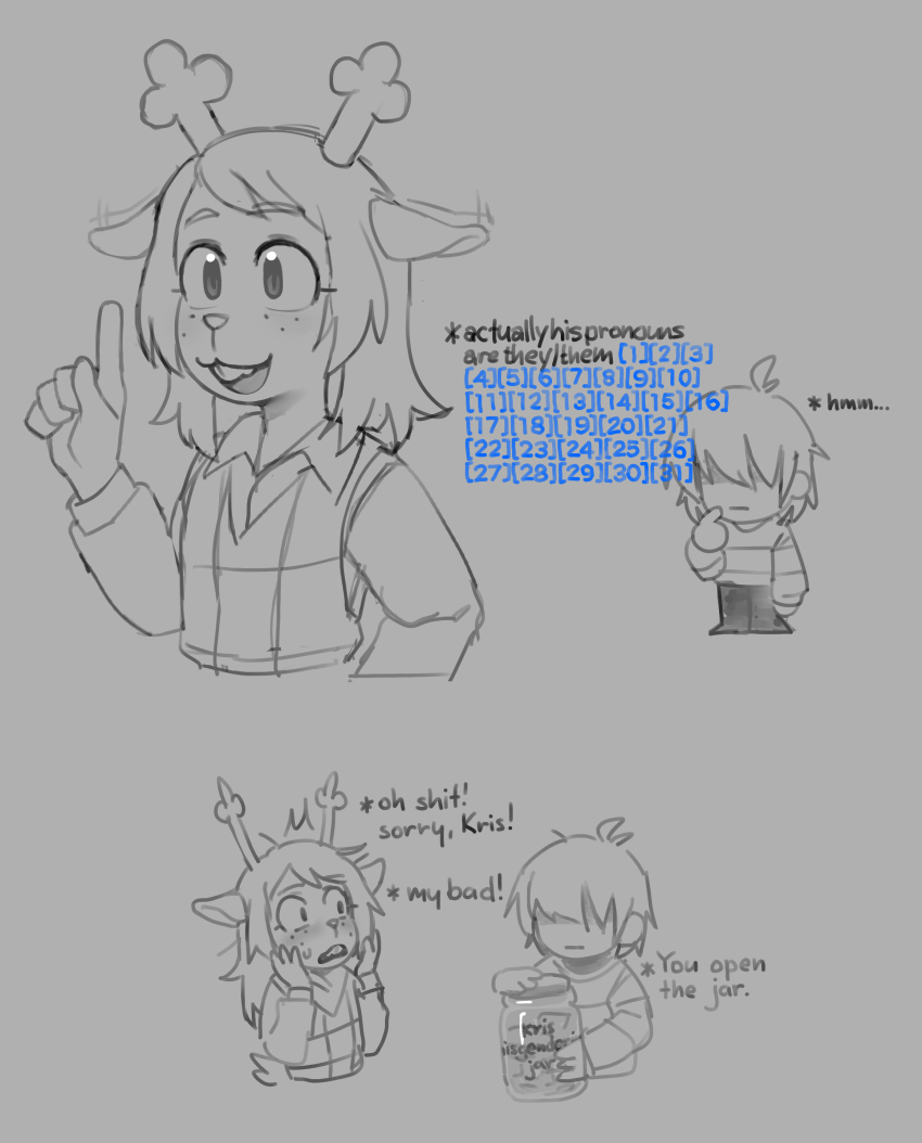 Kris (Deltarune) Rule 34 Image