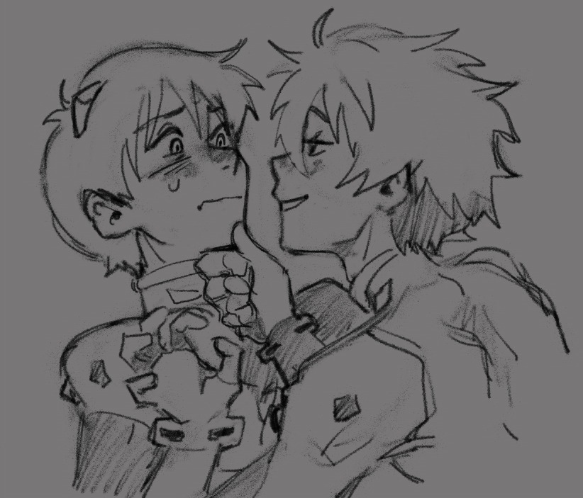 Ikari Shinji (Nagisa Kaworu) Rule 34 Image