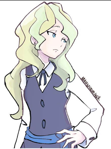 Diana Cavendish (Little Witch Academia) Rule 34 Image