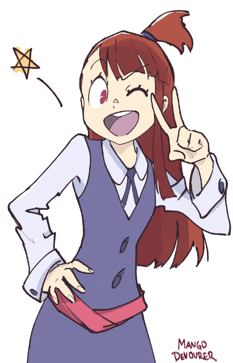 Kagari Atsuko (Little Witch Academia) Rule 34 Image