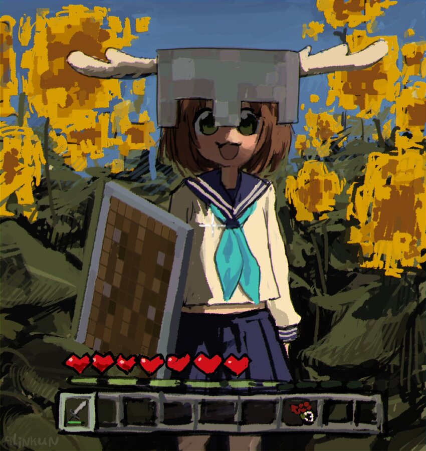 Shikanoko Noko (Minecraft) Rule 34 Image