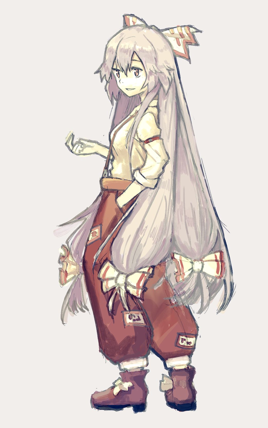 Fujiwara No Mokou (Touhou) Rule 34 Image