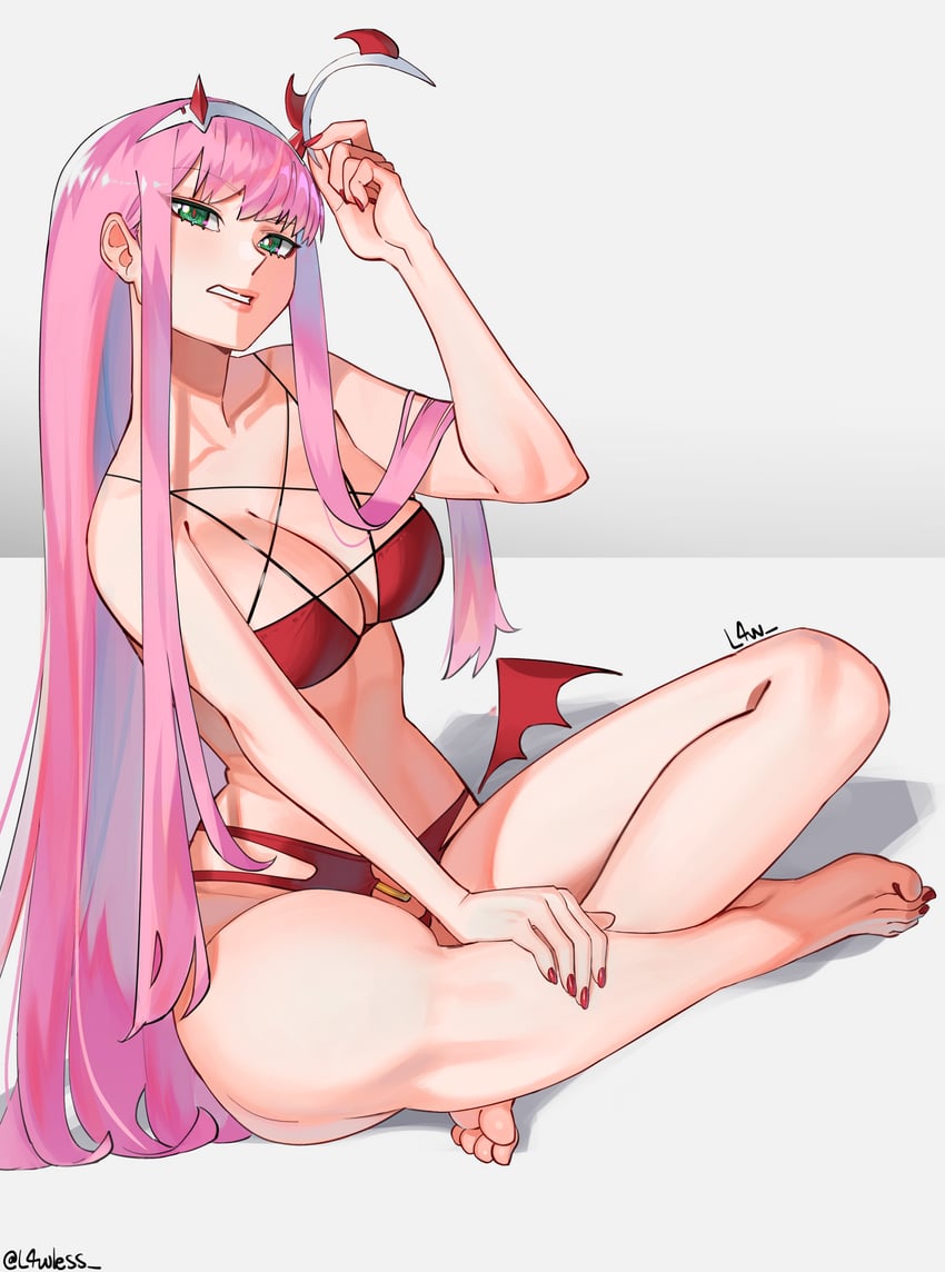 Zero Two (Darling In The Franxx) Rule 34 Image