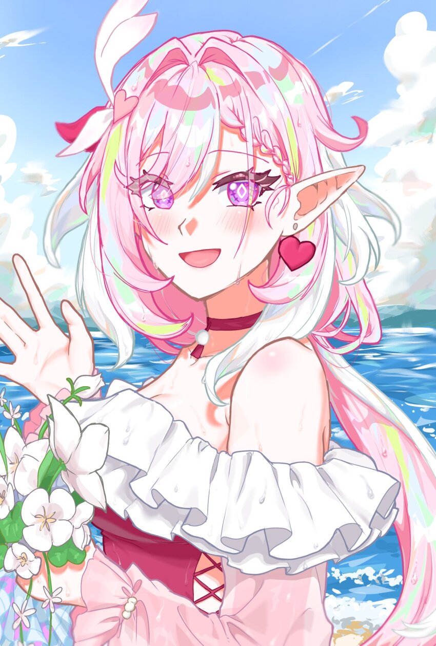 Elysia (Hi Love Elf) (Honkai Impact) Rule 34 Image